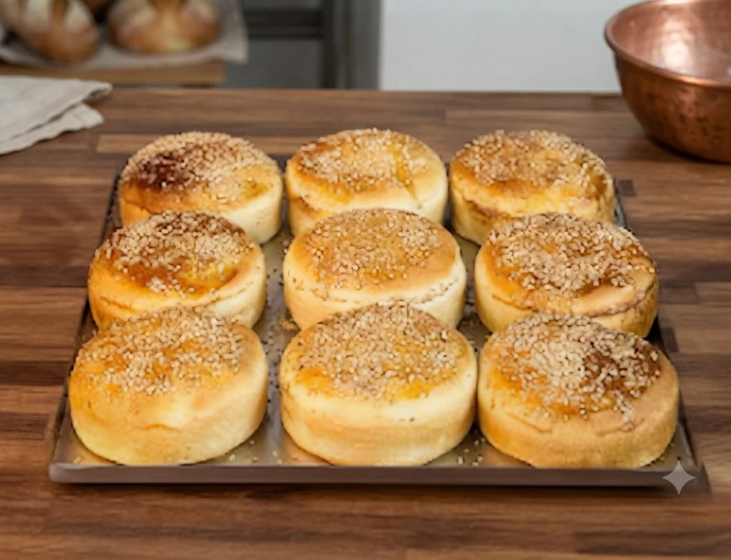 Bollitos con Sésamo